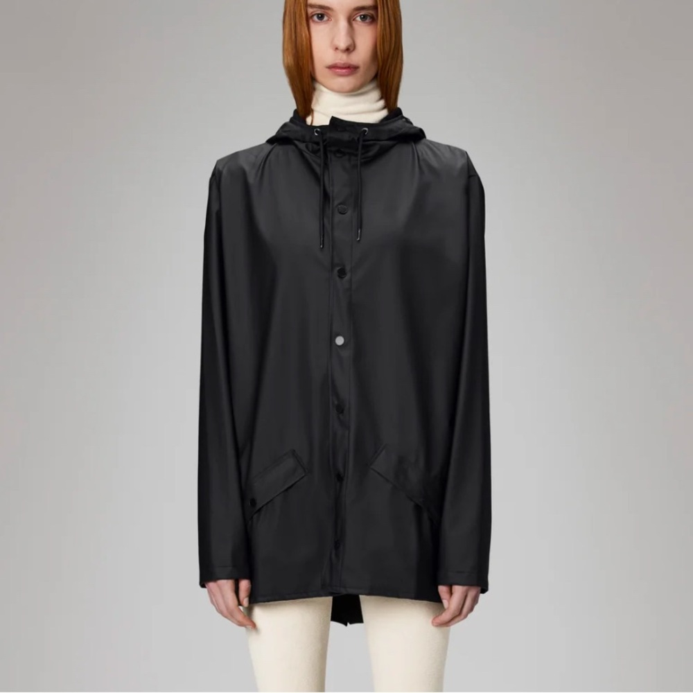 RAINS Rain Jacket Black size XS (NWT)